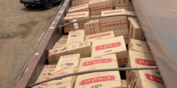 PRF apreende cerca de 600 mil maços de cigarros contrabandeados na BR-262