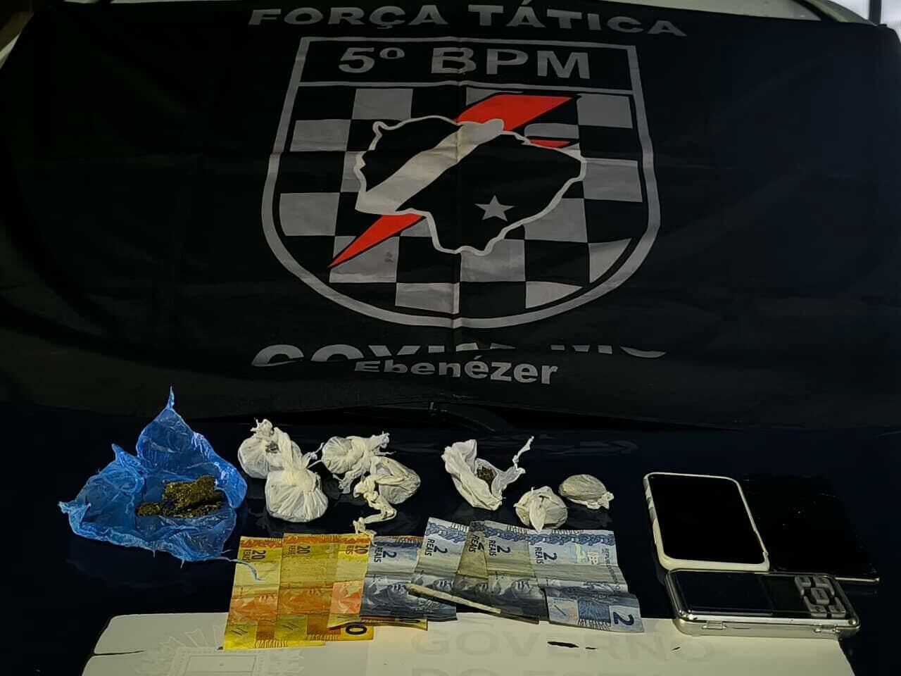 Suspeito de comandar ponto de venda de droga é preso