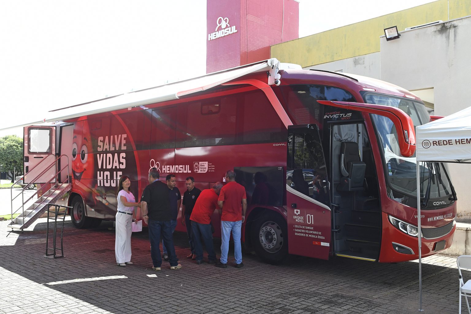 Nova Unidade Móvel do Hemosul amplia captação de sangue em MS