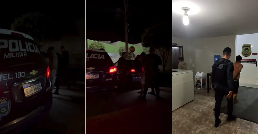 Noite de terror: jovem ameaça ex, sequestra crianças e acaba preso em flagrante