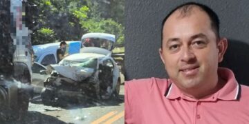 Motorista morre em colisão frontal com carreta na BR-262