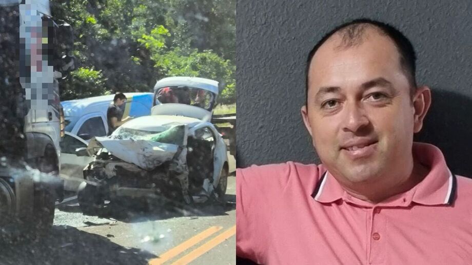 Motorista morre em colisão frontal com carreta na BR-262