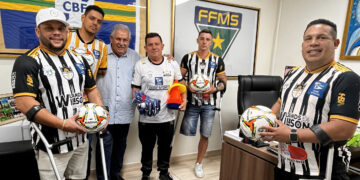 FFMS firma parceria com clube de futebol para amputados e fortalece inclusão no esporte