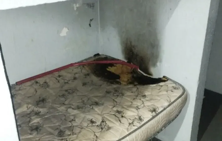 Detenta provoca incêndio em cela e caso é investigado