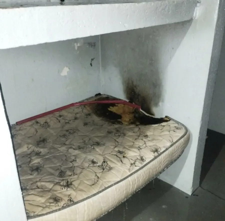 Detenta provoca incêndio em cela e caso é investigado
