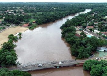 Imasul emite alerta máximo para risco de inundação em Coxim e Aquidauana