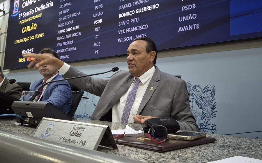 Vereador Carlão cobra manutenção asfáltica e diz que “falta de cuidado” tira a alegria do campo-grandense