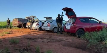 Comboio com R$ 365 mil em cigarros e celulares contrabandeados é apreendido na MS-164