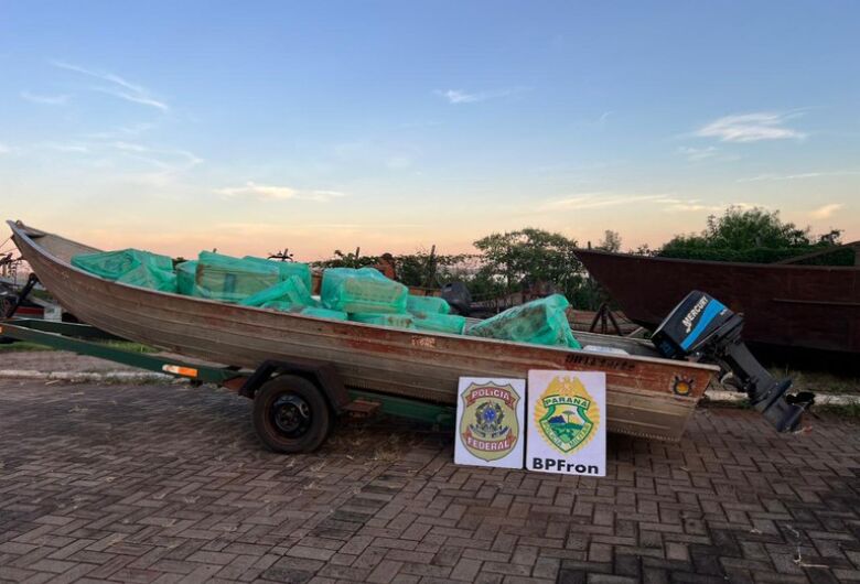 Fronteira pegando fogo: pacotes de cigarro contrabandeado são apreendidos entre PR e MS