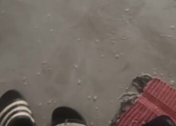 Quarta de Cinzas tem chuva de granizo em Campo Grande