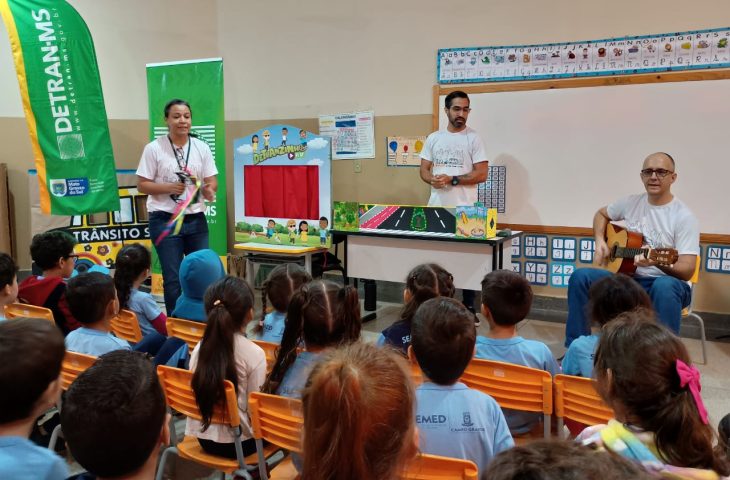 Detran-MS retoma programa “Detran vai à Escola” para conscientização no trânsito