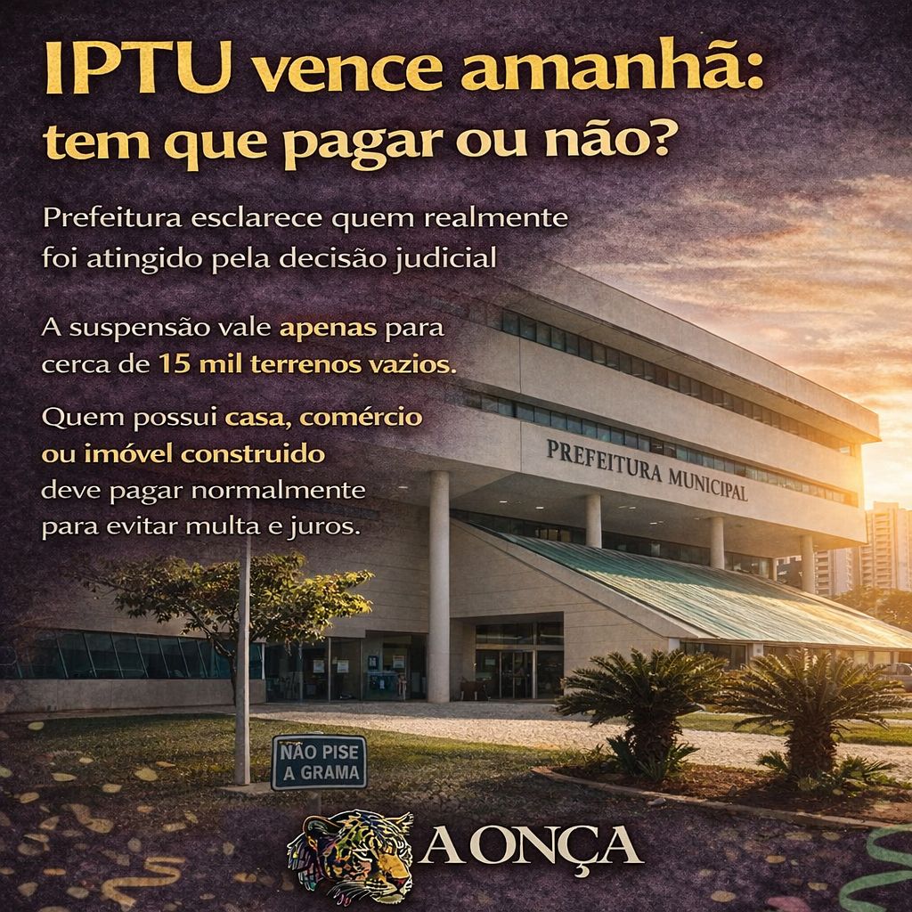 Devo pagar o IPTU? Prefs esclarece que prazo vence amanhã; entenda