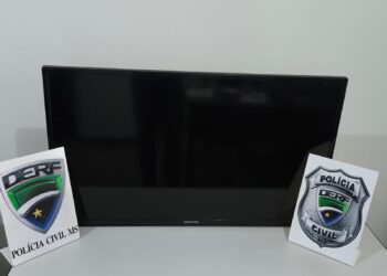 Ladrão invade escritório, arromba porta, furta eletrônicos e acaba preso em flagrante