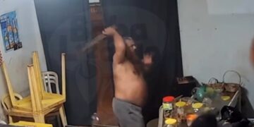 Deu ruim: ladrao é flagrado tentando furtar conveniência e toma uma coça de “diálogo”