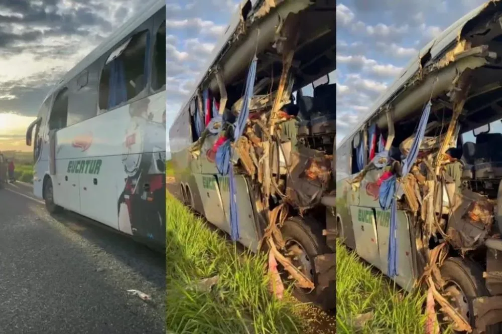 Idosa morre em acidente na BR-267 e motorista da carreta é preso