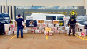 Droga avaliada em R$ 4,1 milhões é encontrada em área de lazer