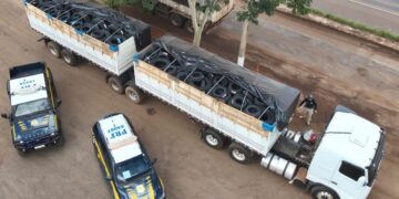 PRF apreende 320 pneus contrabandeados na BR-163