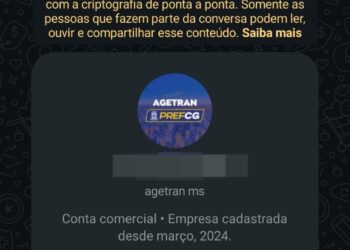 ALERTA: Golpistas tentam aplicar golpe usando nome da Agetran