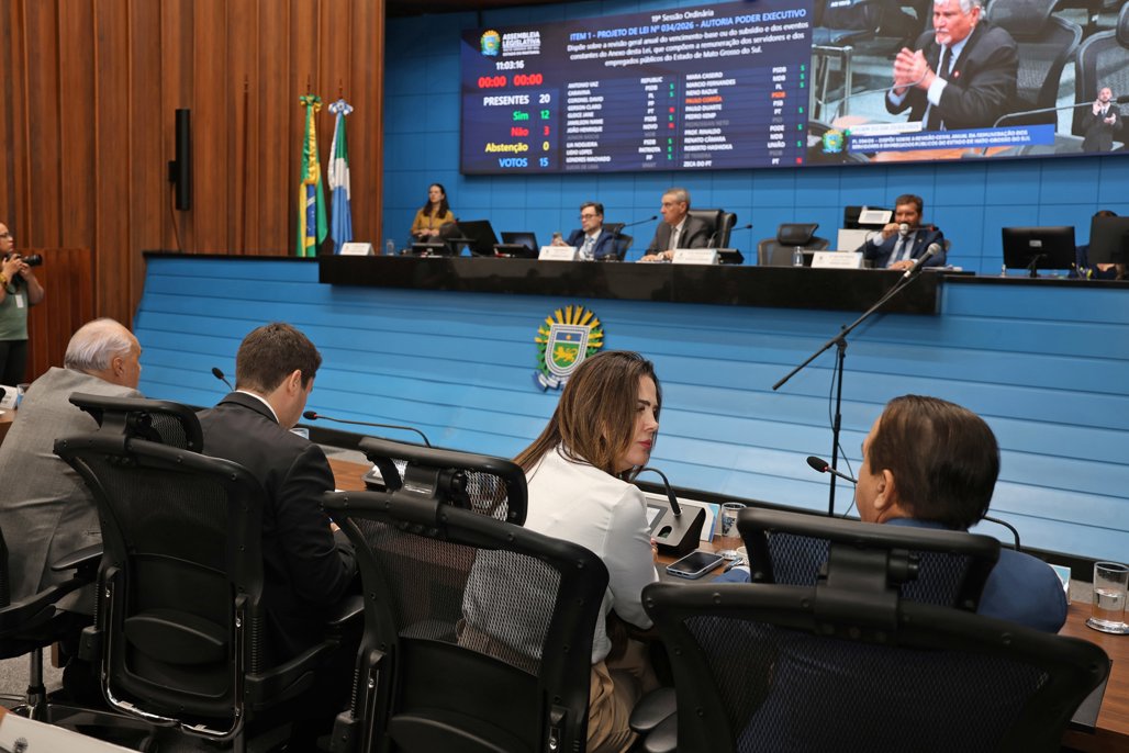 Ordem do dia com 5 projetos para votação na sessão desta quinta-feira da Assembleia Legislativa