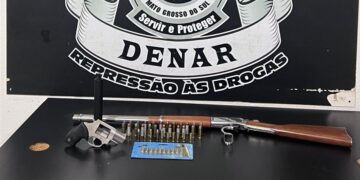 Fuga em alta velocidade termina com prisão e armas apreendidas em Campo Grande
