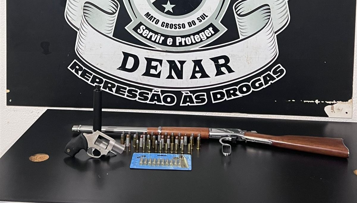 Fuga em alta velocidade termina com prisão e armas apreendidas em Campo Grande