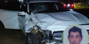 Ciclista morre após ser atropelado na MS-141