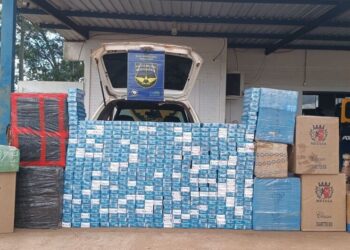 Contrabando na fronteira gera prejuízo de mais de R$ 100 mil ao crime