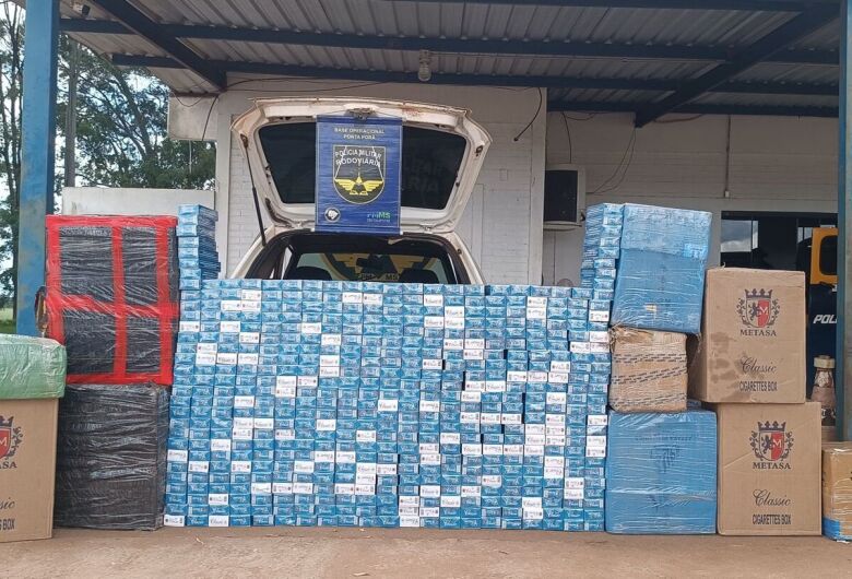 Contrabando na fronteira gera prejuízo de mais de R$ 100 mil ao crime