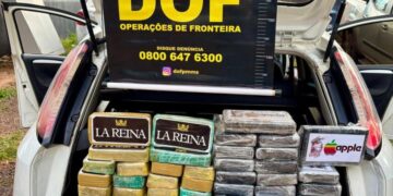 Carga milionária de cocaína é interceptada em rodovia na fronteira