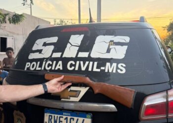 Mulher é baleada enquanto marido manuseava espingarda