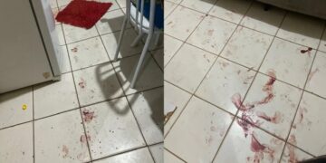 Homem esfaqueia cunhado e fere companheira antes de ser preso em flagrante