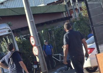 Motociclista não resiste e morre após colisão com ônibus na Brilhante