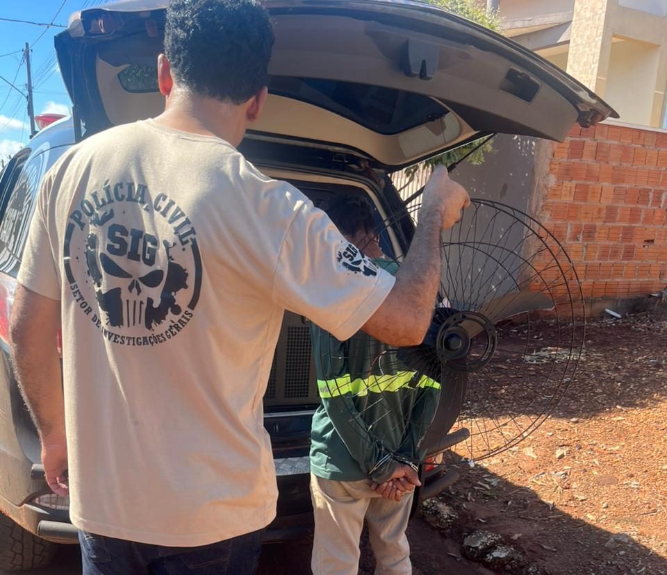 Homem é preso por receptação de objeto furtado de creche municipal