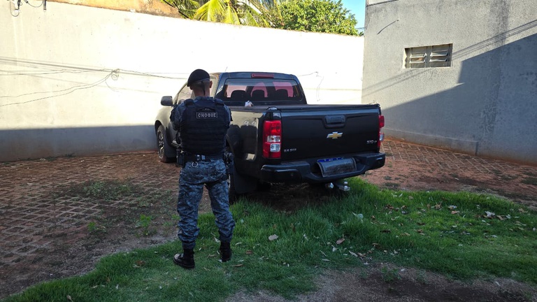Veículo roubado é localizado e recuperado por força integrada em MS