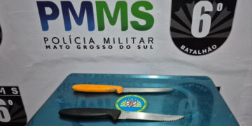 Homem agride mãe e esposa e esfaqueia morador durante surto violento