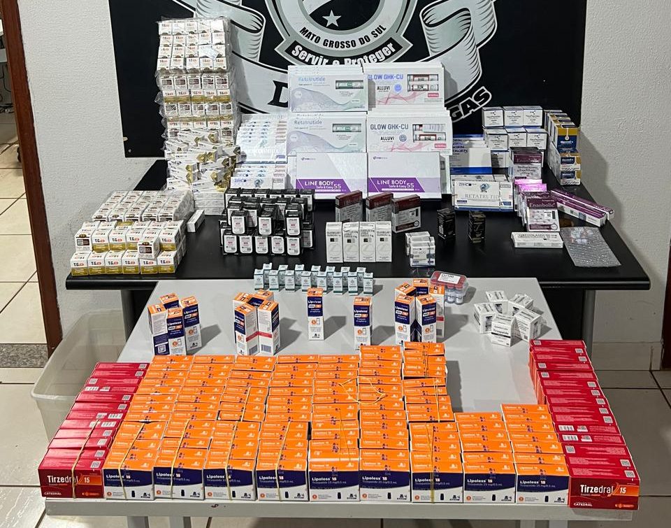 Operação na BR-060 apreende canetas emagrecedoras ilegais e carga de R$ 1,5 milhão