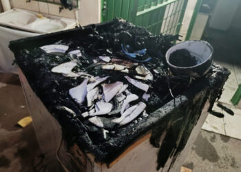 Vela acesa provoca princípio de incêndio em residência