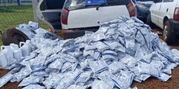 Grande carga de agrotóxicos contrabandeados é apreendida em Maracaju