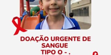Augusto precisa de doações de sangue e família conclama doadores para irem até a Cassems