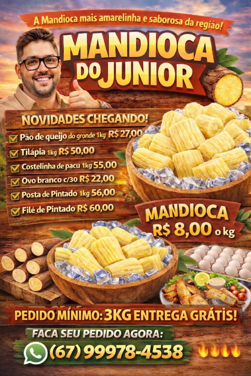 Semana santa: Júnior aposta em peixes e pão de queijo delivery; veja como comprar