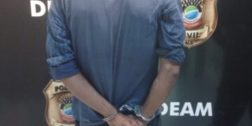 Vídeo: feminicida é preso dentro de shopping em Campo Grande