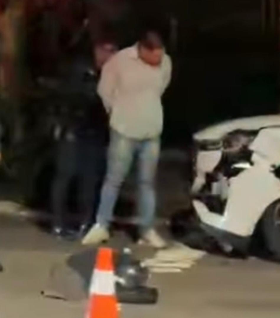 Bêbado, advogado provoca acidente, tenta fugir e acaba preso