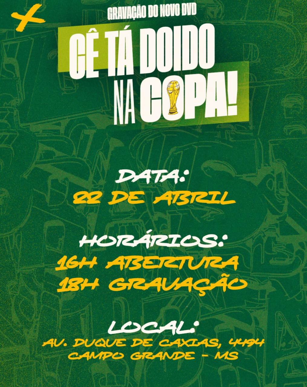 Acabou o mistério: Campo Grande vira palco de gravação de DVD sertanejo nesta quarta