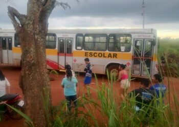 Menino de 7 anos morre atropelado por ônibus em Caarapó