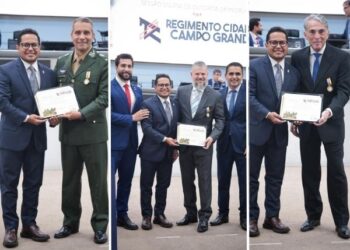 Papy entrega medalha a militares e destaca atuação do Exército em Campo Grande