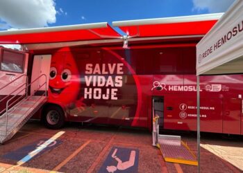 Hemosul Móvel leva coleta de sangue ao interior e divulga agenda de abril em MS
