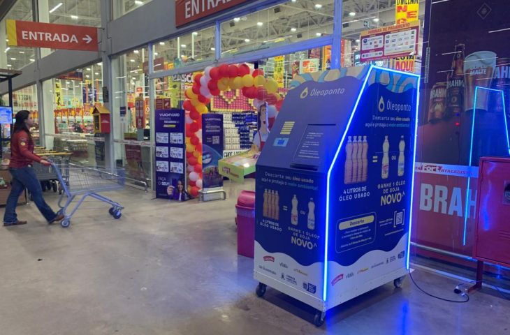 Campo Grande ganha ponto inteligente para descarte de óleo de cozinha