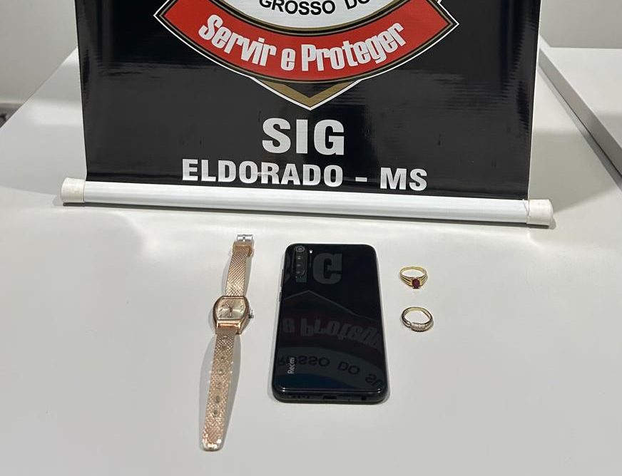 Roubo é desvendado em horas e joia de R$ 4 mil é recuperada pela polícia