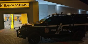 Plano frustrado: alarme dispara e criminosos abandonam tentativa de furto em agência bancária