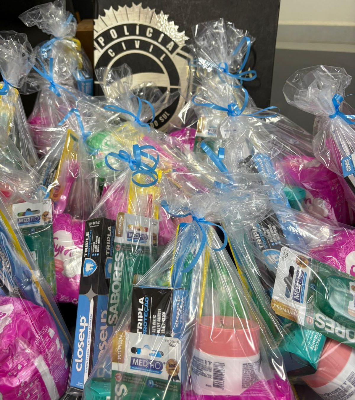 Polícia Civil leva kits de higiene a ações de cidadania em MS